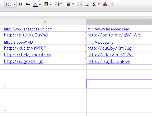 Create Short URLs Using APIs and Google Docs - LEBSEO DESIGN